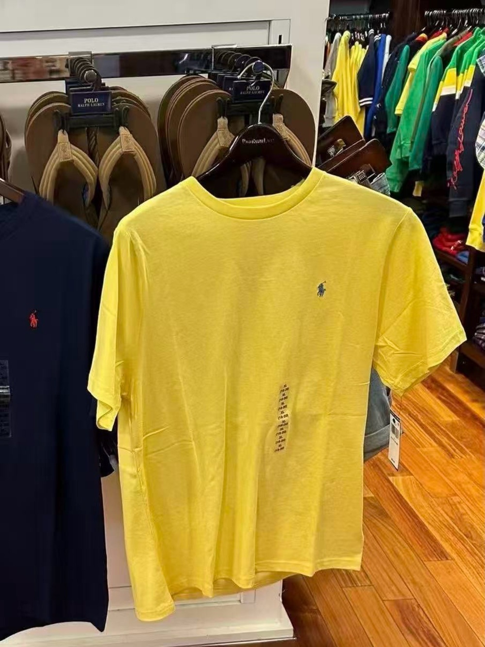 NWT Polo Ralph Lauren YouthYellow Crew Neck T-Shirt XL(18-20)